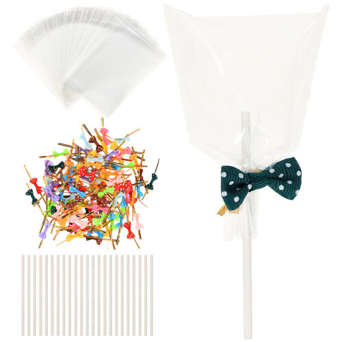 5 Sets Lutscher Verpackungs Set Mit Verschlussbändern 2