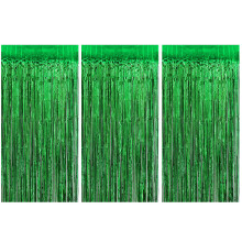 6 Grün Glitzerfolie Fries Vorhang Hintergrund Für Festival Party