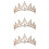 3 Barock Krone Haarschmuck Für 8