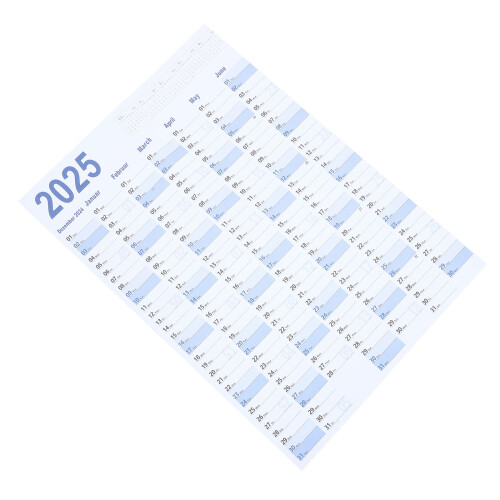 4 Sets Wandkalender Planungskalender Papiertaschenkalender