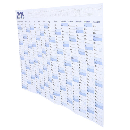 4 Sets Wandkalender Planungskalender Papiertaschenkalender 2