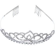 2Stk Flash Diamond Kopfschmuck Verheiratet Haarreif Silber