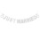 2Stk 3 Meter Just Married Mit Ring Glitzerpapier Silber 1