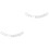 2Stk 3 Meter Just Married Mit Ring Glitzerpapier Silber 3