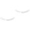 2Stk 3 Meter Just Married Mit Ring Glitzerpapier Silber 4