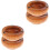 4 Holz Runder Aschenbecher Haushalt Retro Einfacher 11