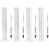 4 Sets Salinitäts Hydrometer Wasser Salimeter Aquarium Test Tool 6