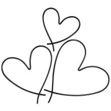 12 Metall Herz Wandkunst Liebe