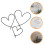12 Metall Herz Wandkunst Liebe 10