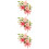 3 Sets Dekorative Blumen Brosche Armband 8