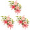 3 Sets Dekorative Blumen Brosche Armband 2