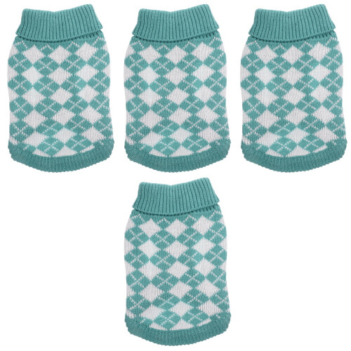 4Stk. Katzenpullover Für Herbst Winter Haustierkleidung 2