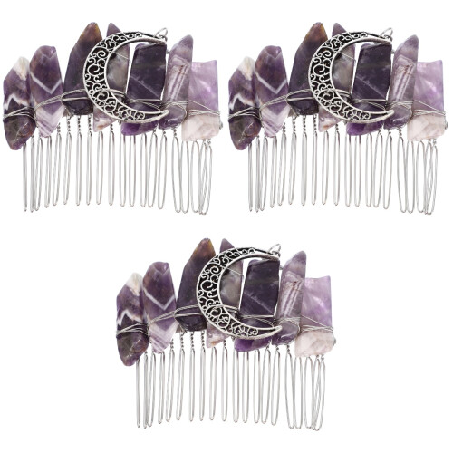 3St Haarkamm Kopfschmuck Damen Haaraccessoires 2