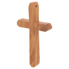 3Stk Christian Holz Tischdekoration Handkreuz Haltendes