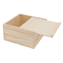 3 Stk. Holz Süßigkeitenbox Tragbar Geschenkverpackung (Khaki)
