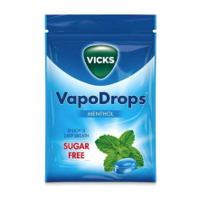 Vicks Vapodrops Sugar-Free Menthol 72g