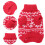 2Stück Weihnachten Pullover Für Mit Schneeflockenmuster Rot XL 10