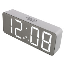 3 Stk LED Spiegeloberfläche Digitaler Kalender Tischuhr