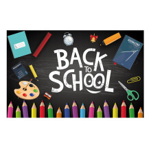 2Stück Back-To-School-Banner Premium Hängedekoration Kreative