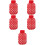 5 Sets Heizflasche Mit Bezug, Dicke Warmwasserflasche 9