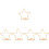 5 Sets Selbermach Blumenreif Tischkranz Mit 7