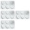 4Stk Silikon Schokoladenform Kuchenform Backform 9