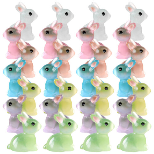 112 Microlandschaft Hase Figur Leuchtende Desktop 1