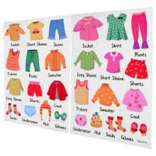 3 Sets Kinder Kommode Kleidungs Aufkleber Sortier Etiketten
