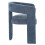 Living And Home Chenille Upholstered Accent Chair, Blue 4