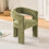 Living And Home Chenille Upholstered Accent Chair, Green 1