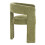 Living And Home Chenille Upholstered Accent Chair, Green 5