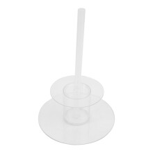 3 Unidades Soportes Base Para Pasteles Transparentes