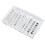 20pcs Reusable Forehead Thermometer Strips, Temperature Strip, Plastic 1