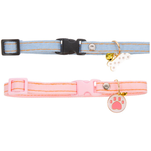 4 Unidades Collar Ajustable Para Con Colgante