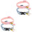 4 Unidades Collar Ajustable Para Con Colgante 5