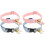 4 Unidades Collar Ajustable Para Con Colgante 4