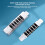 20pcs Reusable Forehead Thermometer Strips, Temperature Strip, Plastic 7