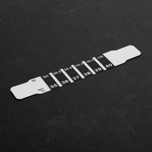 20pcs Reusable Forehead Thermometer Strips, Temperature Strip, Plastic 2