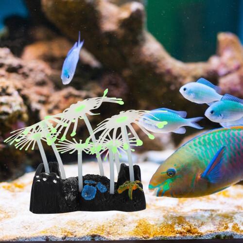 Decoración Luminosa De De Mar Para Acuario Artificial 2