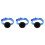3 Unidades Collar Ajustable Para Con Tracer Y Reflectante 4