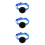 3 Unidades Collar Ajustable Para Con Tracer Y Reflectante 8