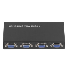 4 Port VGA-Switcher 4‑in‑1 Out für PC TV Monitor Beamer