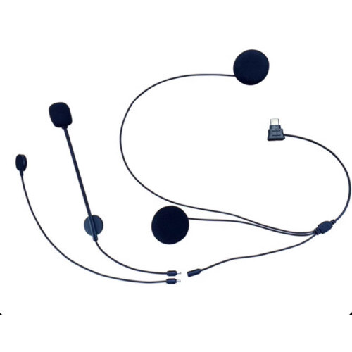 Helmet Bluetooth headset, waterproof, noise-canceling, smart features, heavy bass. 1