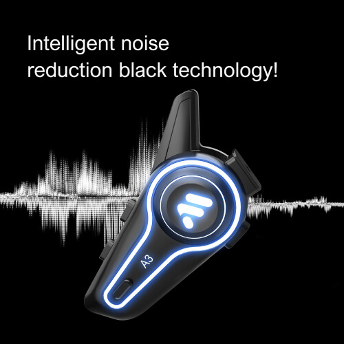 Helmet Bluetooth headset, waterproof, noise-canceling, smart features, heavy bass. 2