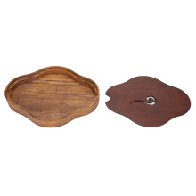 Holz Bambus Teetable Chinese Stil Teetable für Kungfu-Tea-Set 40cm x 30cm