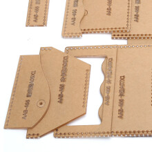 Acrylic Wallet Pattern Set for DIY Short Wallet Making (AAB-466)
