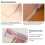 Acrylic Wallet Pattern Set for DIY Short Wallet Making (AAB-466) 6