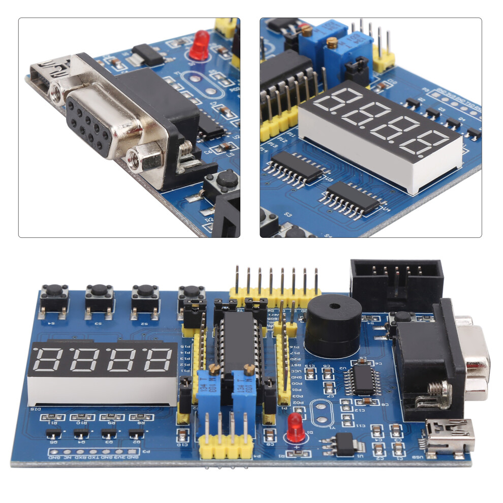 Development Board C8051f, 3-5V, Pcb Experiment Module For Microcontroller Learning 7891359970211