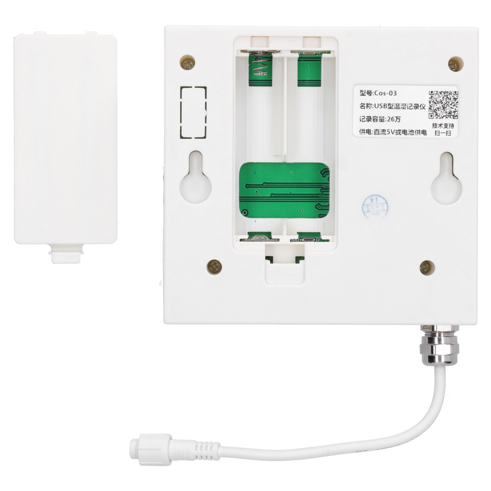 External Lcd Usb Temperature Logger 1-Year Battery 260K Data Points 6951359970527