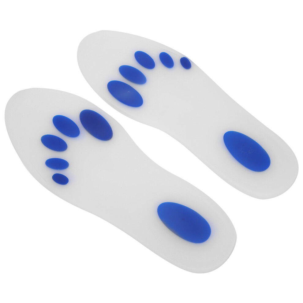 Summer Silicone Shoe Insole Cushion Shock Absorption M(43-44) for Running Shoes